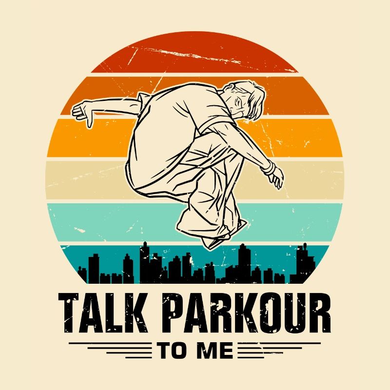 Witziger Parkour Spruch