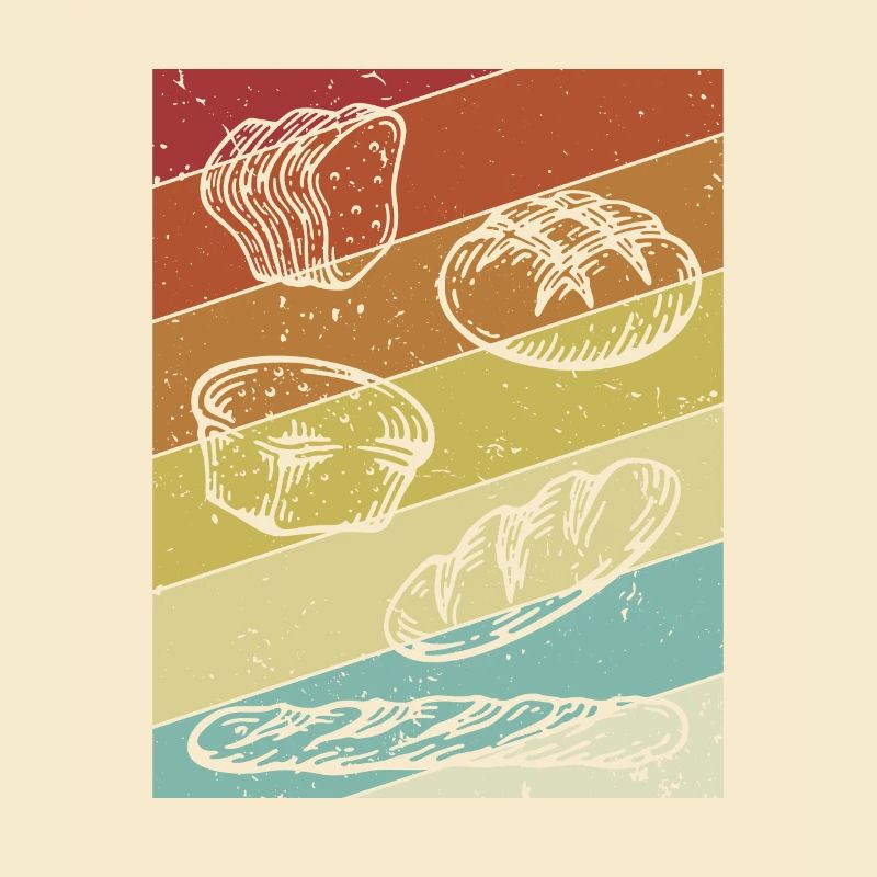 Retro Bread Dough Bread Maker Bread Queen Lover