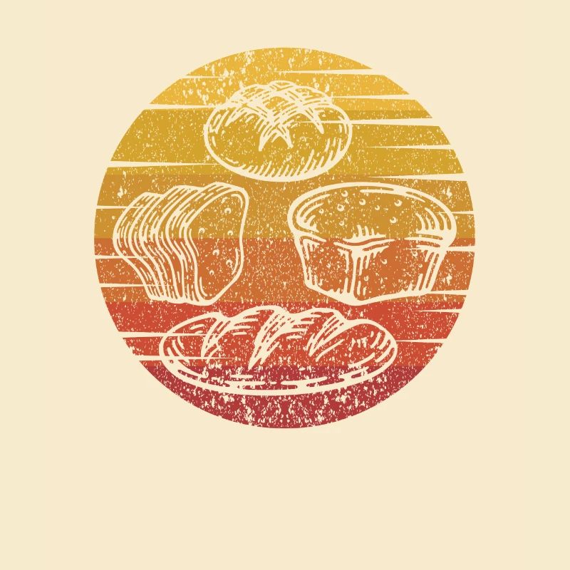 Retro Bread Dough Bread Maker Bread Queen Lover