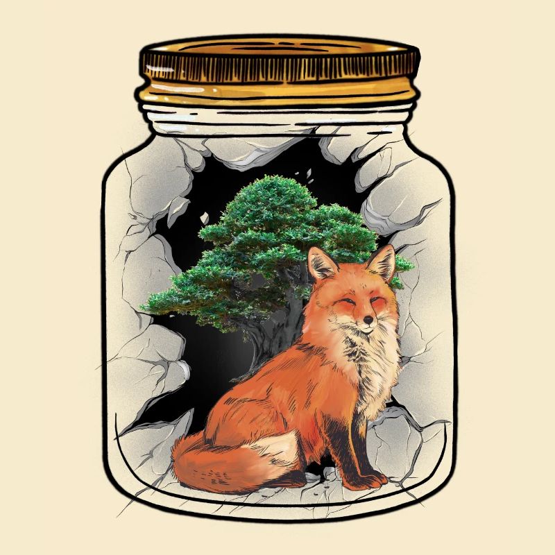 Fuchs Füchse Waldbewohner Baum