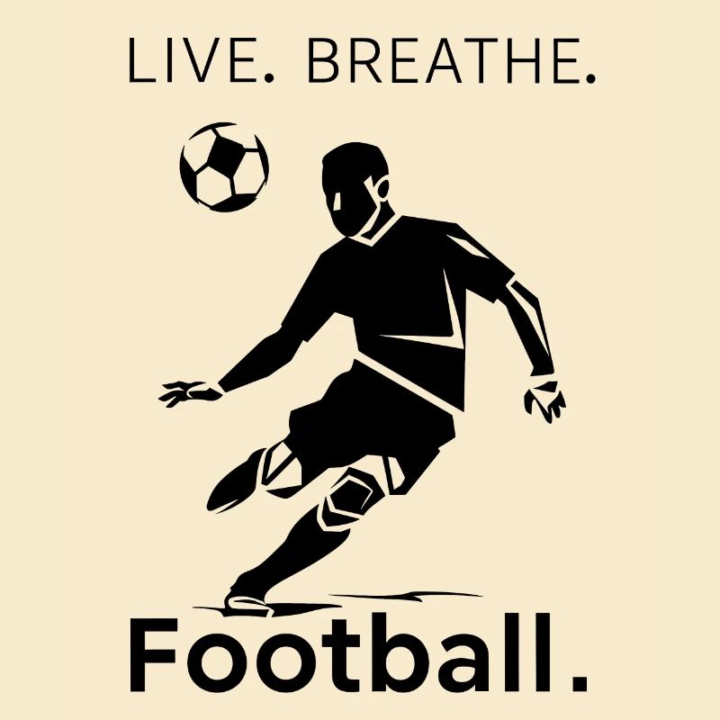 Fußballkunst mit inspirierender Botschaft