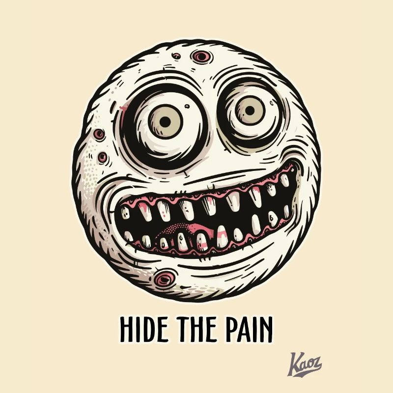 Petit monstre cool : Cachez la douleur