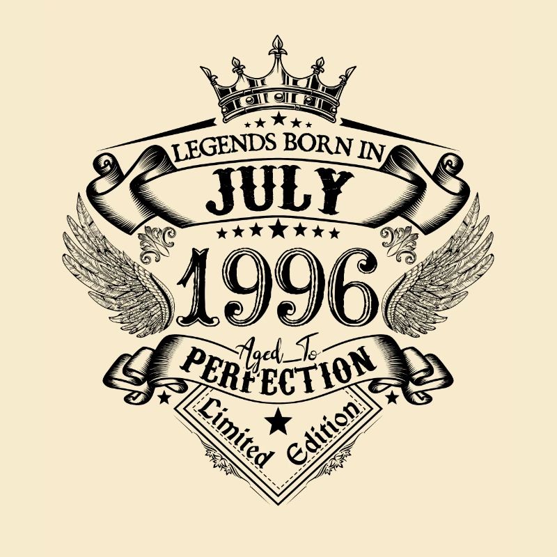 1996 Juli 1996 Geburtstag Juli 1996