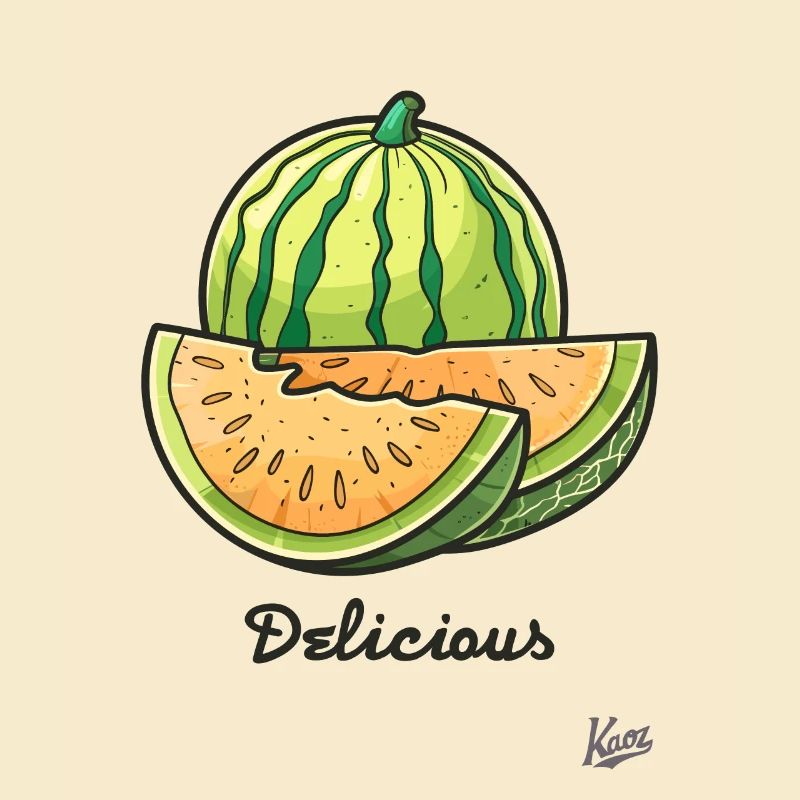 Leckere Melonen Früchte