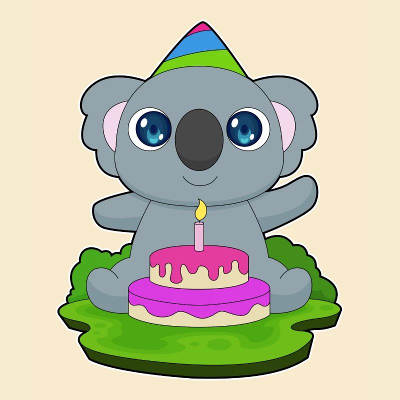 Koala Geburtstag Kuchen