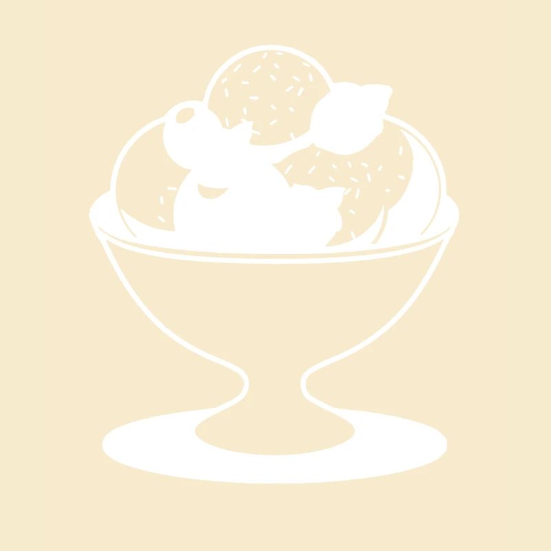 Dessin de coupe glacée