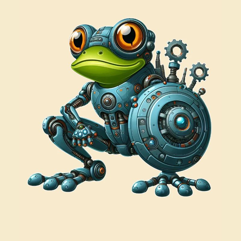Cyborg Frog Toad Toad Robot Mech Design