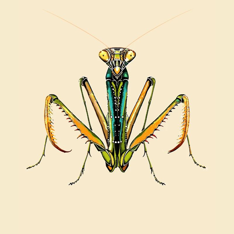 Gottesanbeterin Praying Mantis Liebe Fangschrecken