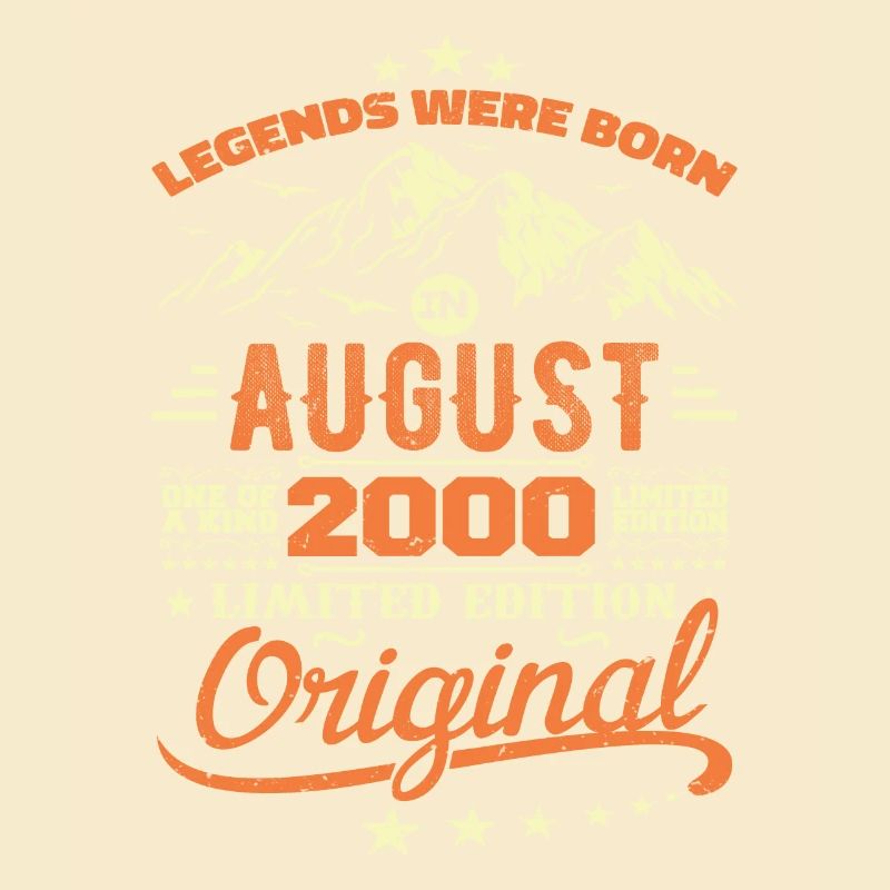 August 2000 Geburtstag August 2000 Vintage Geschenk