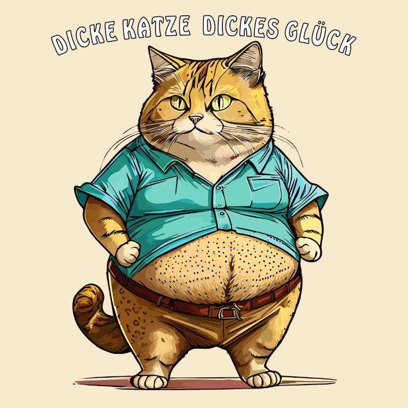 DICKE KATZE DICKES GLÜCK
