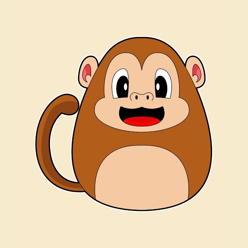 Oeuf de Pâques Monkey Easter