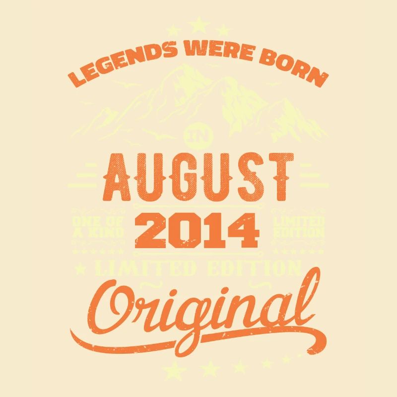 August 2014 Birthday August 2014 Vintage Gift