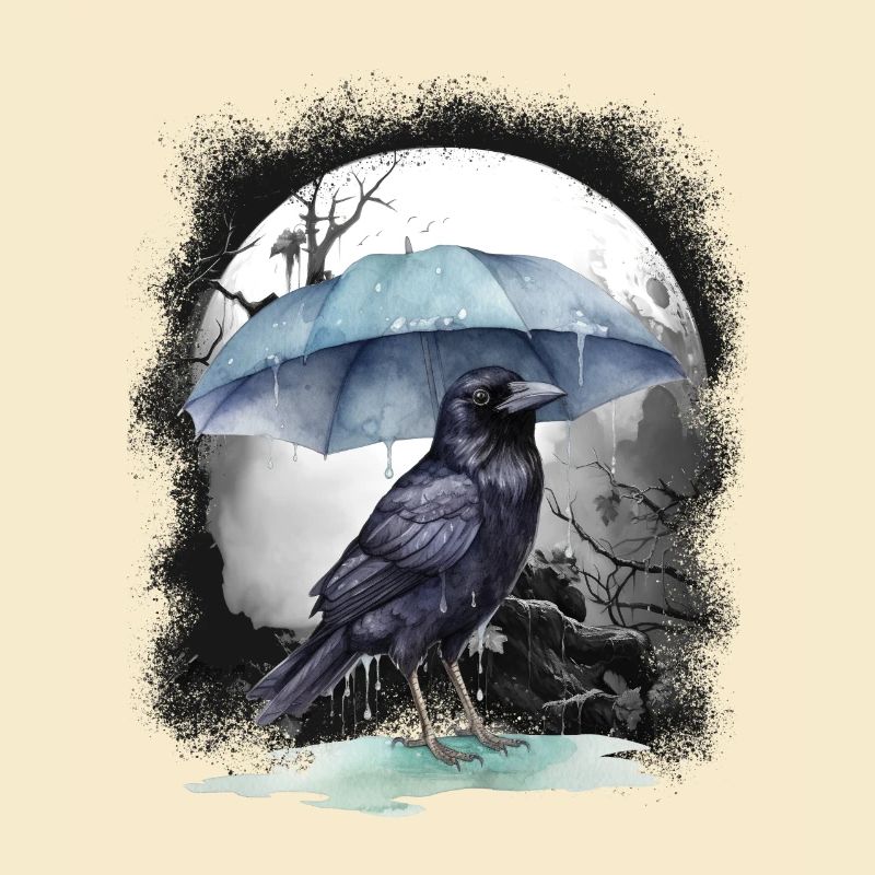 mystical crow crows raven raven