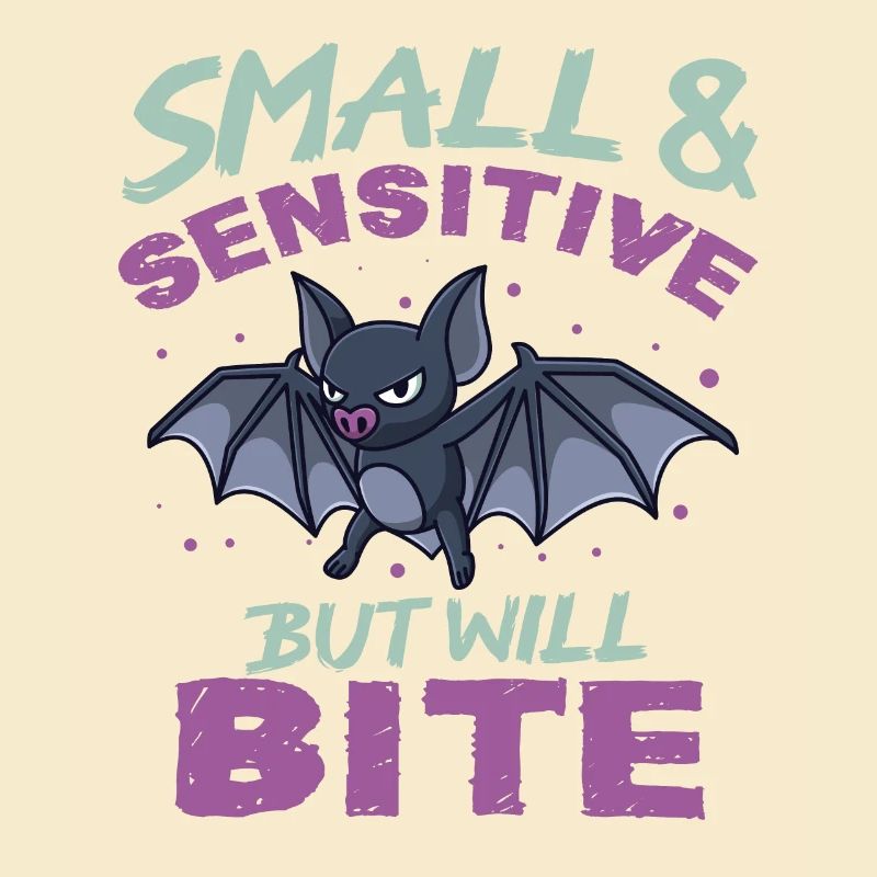 Bat Halloween Small Sensitive But Will Bite