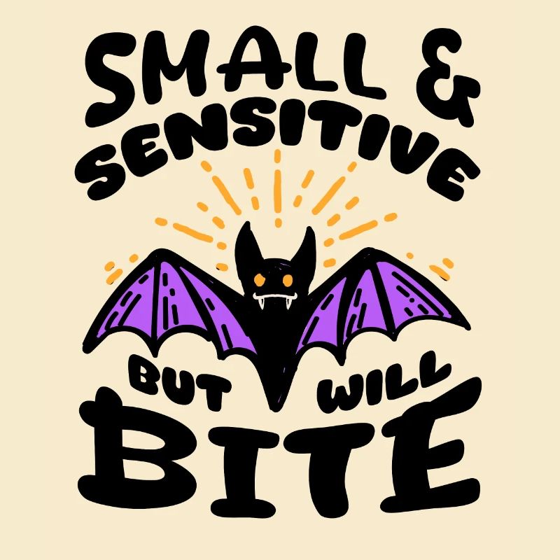 Fledermaus Halloween Small Sensitive But Will Bite