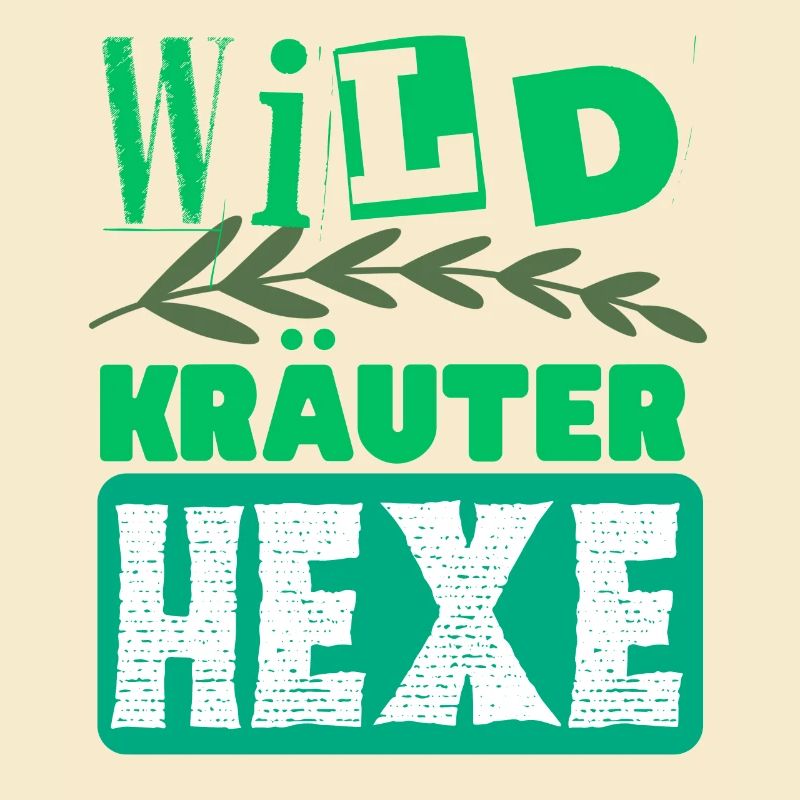 Mama Wildkräuter Hexe Kräuter Design