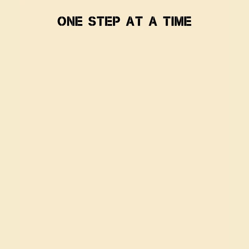 Hiking - One step at a time