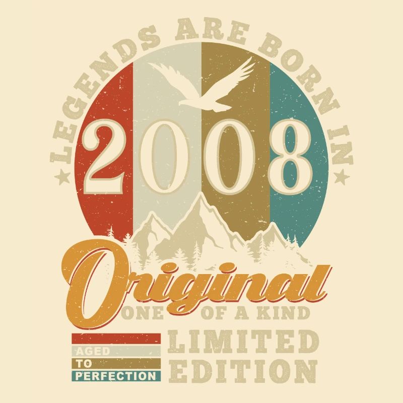 Original 2008 authentisches 2008 Geburtstagsgeschenk
