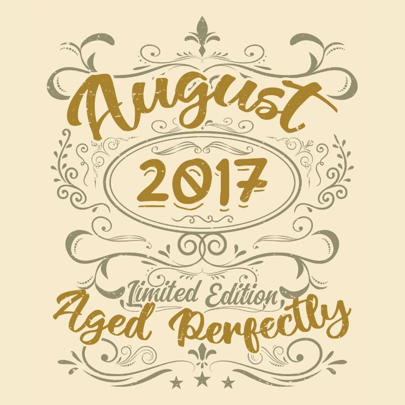 August 2017 August Geburtstagsgeschenk 2017 August 2017