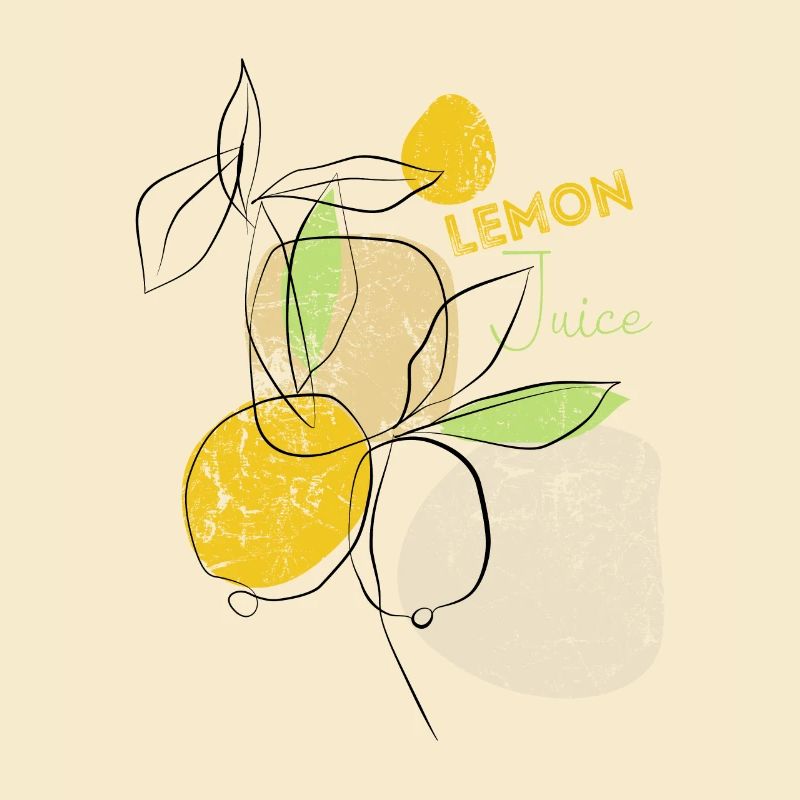 Lemon Lemon Juice - Expressionist - Art