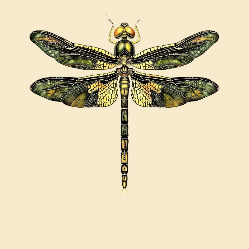 Libellule Libellule Ailes Colorées Libellules Mignonnes