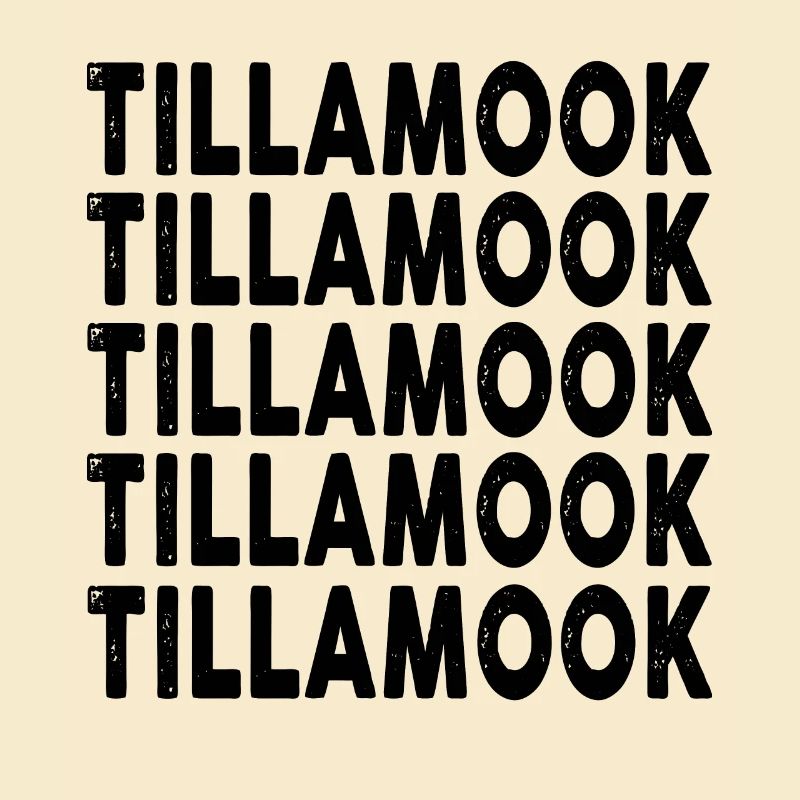 Comté de Tillamook, Oregon, arc-en-ciel : conception de texte