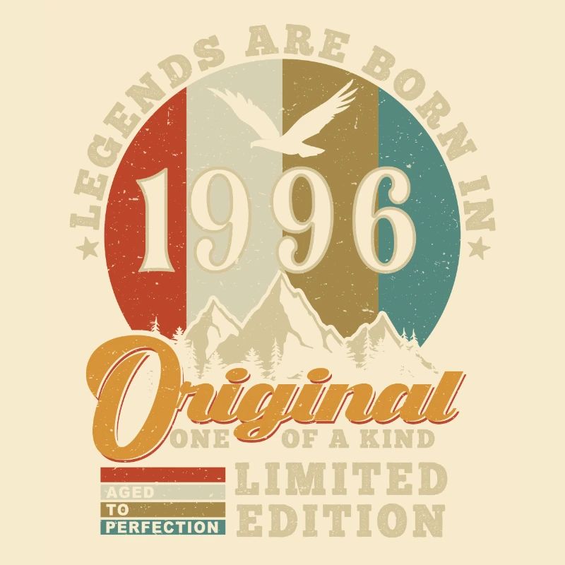 Original 1996 Cadeau D'anniversaire 1996 Authentic