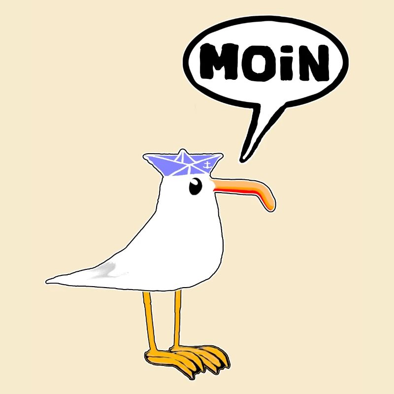 Moin Seagull Rubber Boots Boots Speech Bubble
