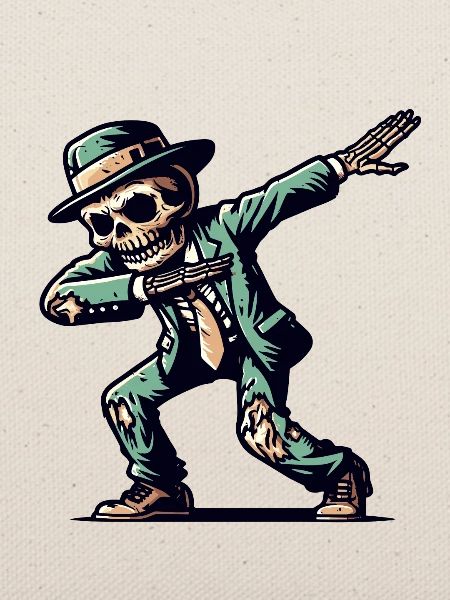 Dabbender Zombie Lustiges Dabbing Design
