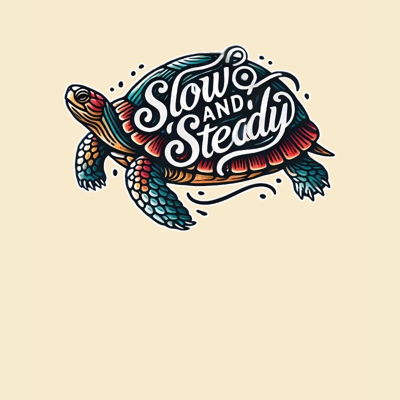 Geduld Mit Unserer Slow And Steady Turtle
