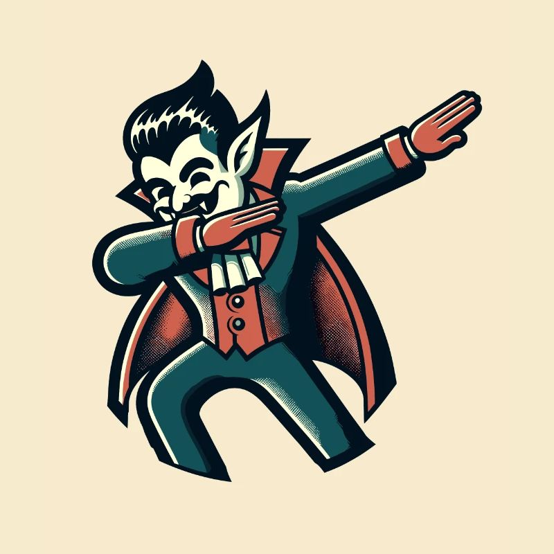 Dabbender Vampir Lustiges Dabbing Design