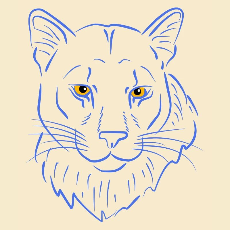 Bergloewe predator