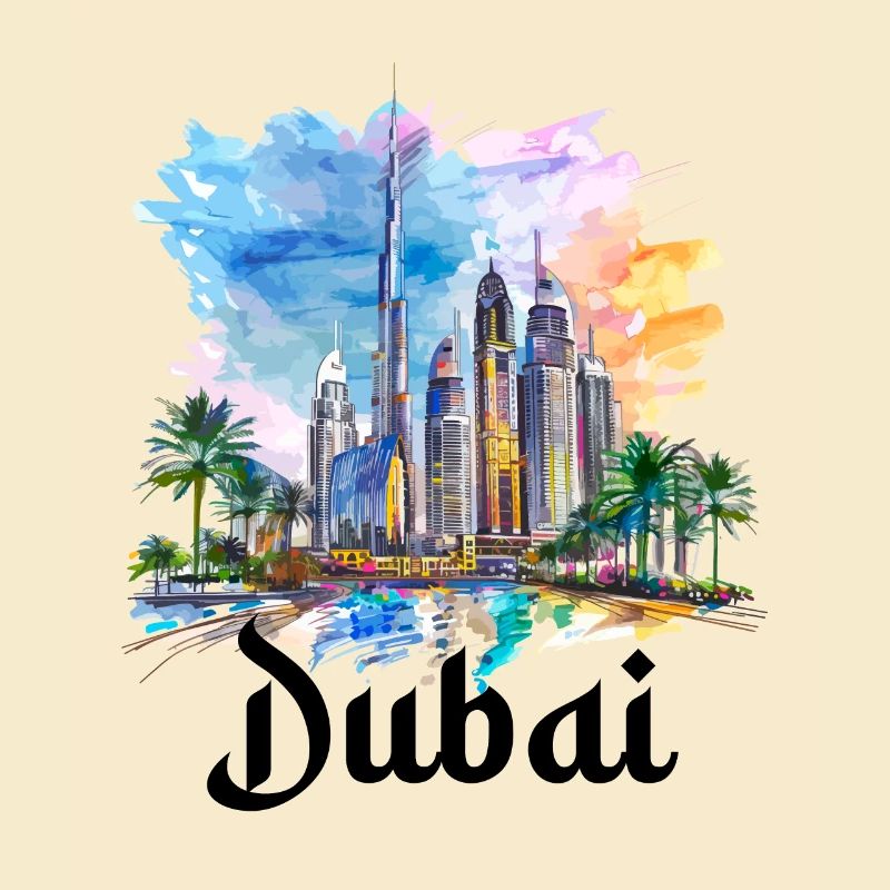 Dubai Skyline Arab Emirates