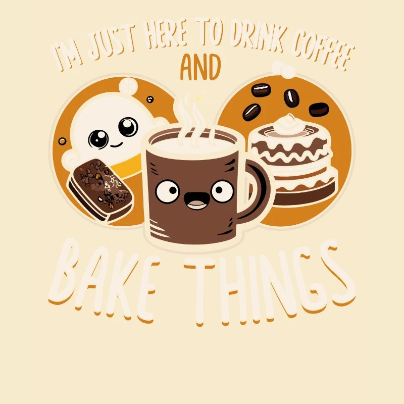 Coffee and Baking Saying Illustration