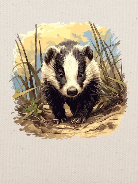 Badger Dachse Dachs