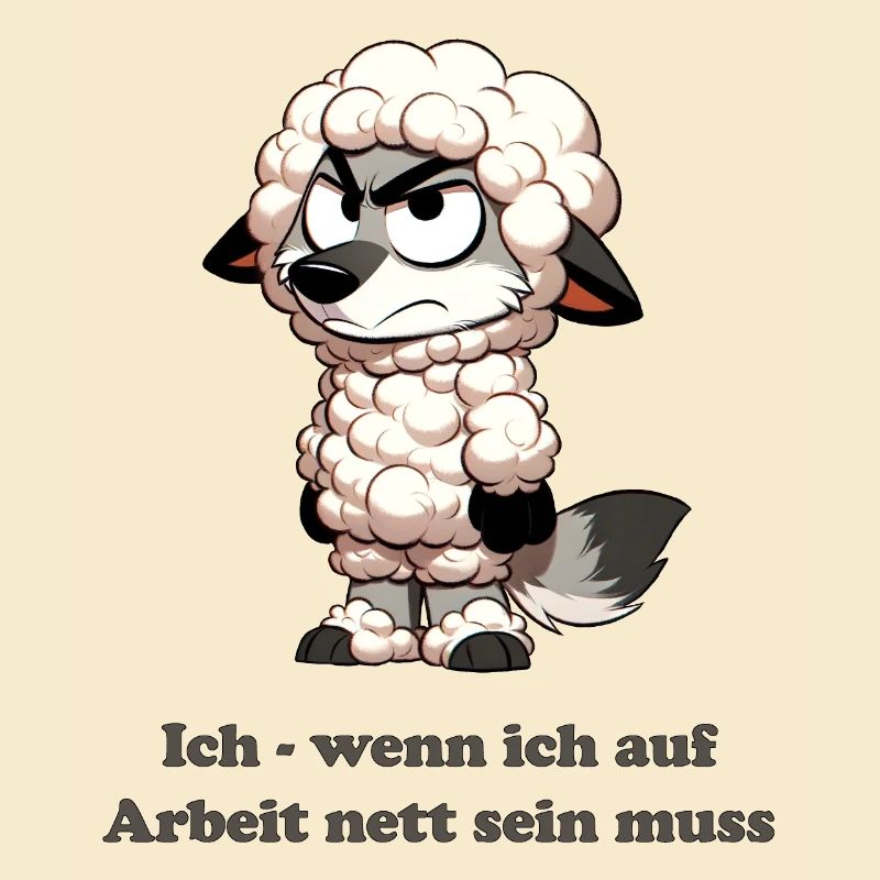 Wolf in sheep's clothing at work