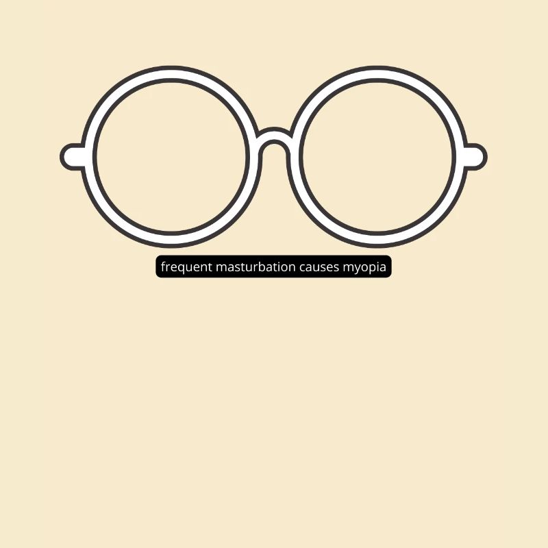 frequent masturbation causes myopia