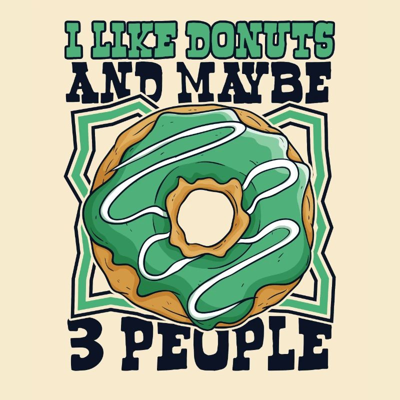 Ich mag Donuts und vielleicht 3 Leute Donut-Maker
