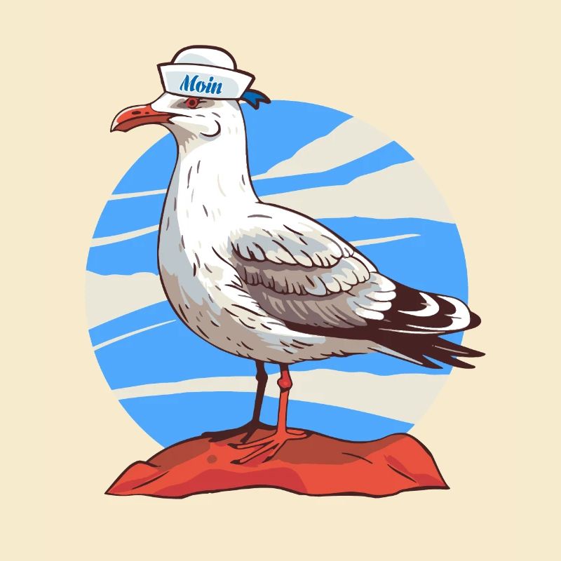 Möwe maritim Matrose