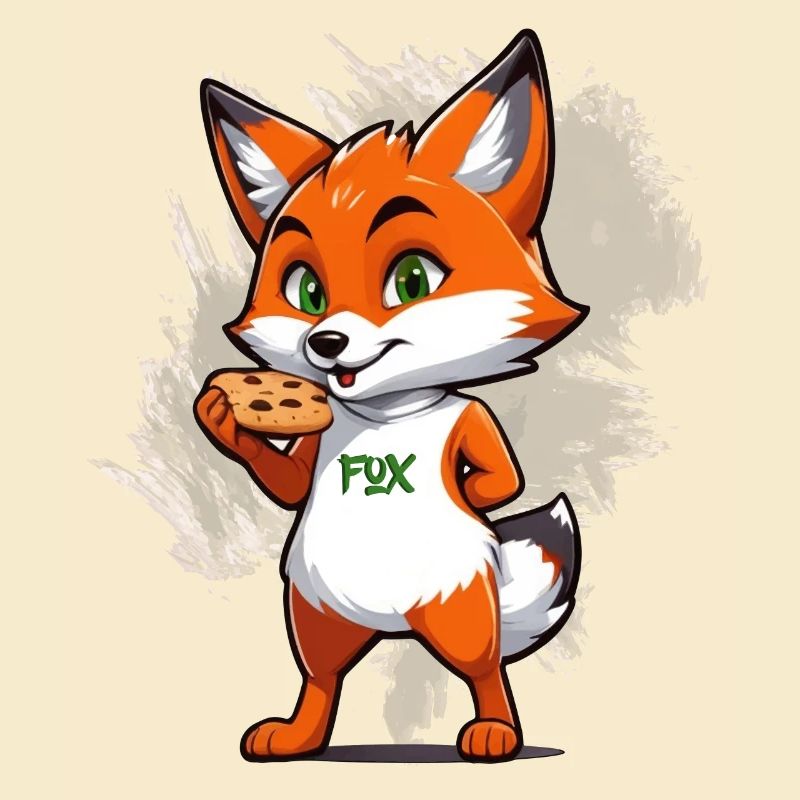 Fuchs mit Keksen