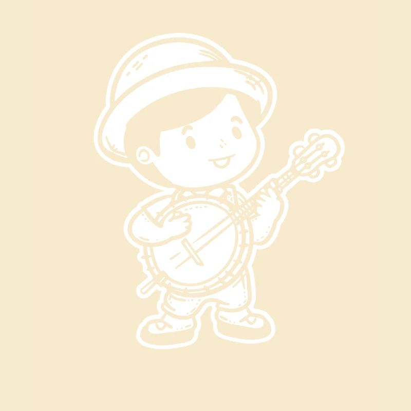 Small banjo player