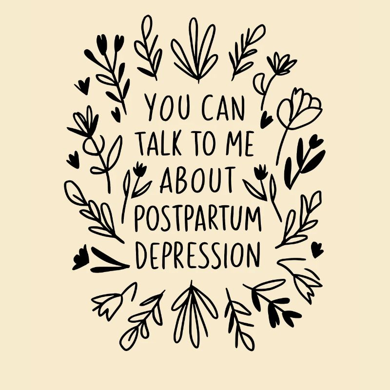 Sie können mit mir über postpartale Depressionen sprechen