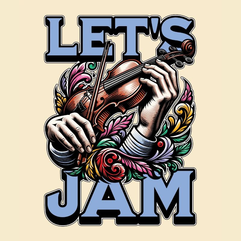 Fiddle Let's Jam String Instrument Fiddle Player