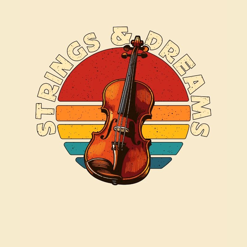 Fiddle Strings & Dreams Musical Instrument Lover