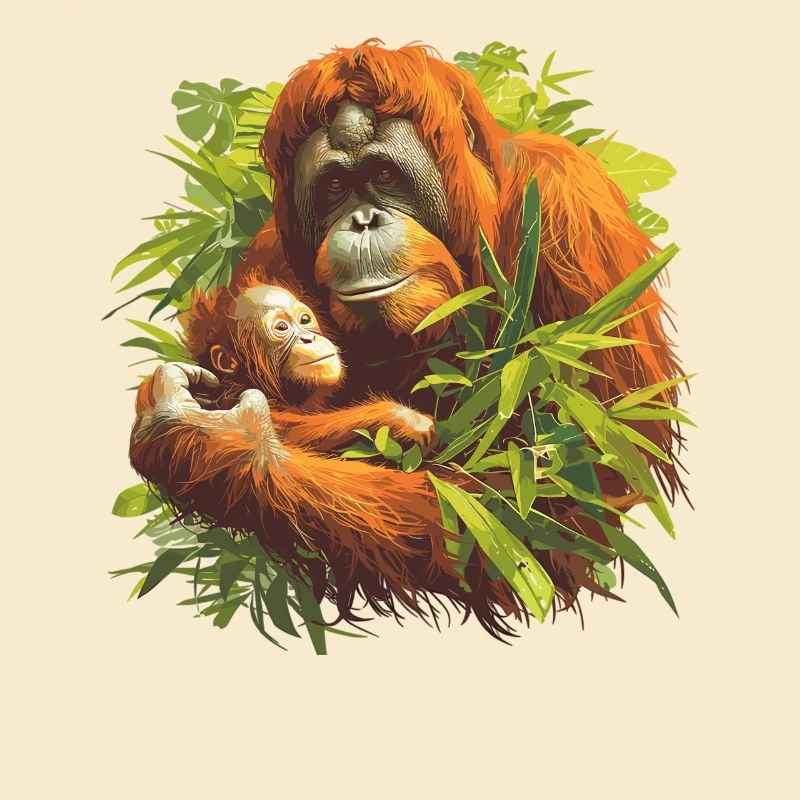 Orang-outan Orangs-outans Orang-outan