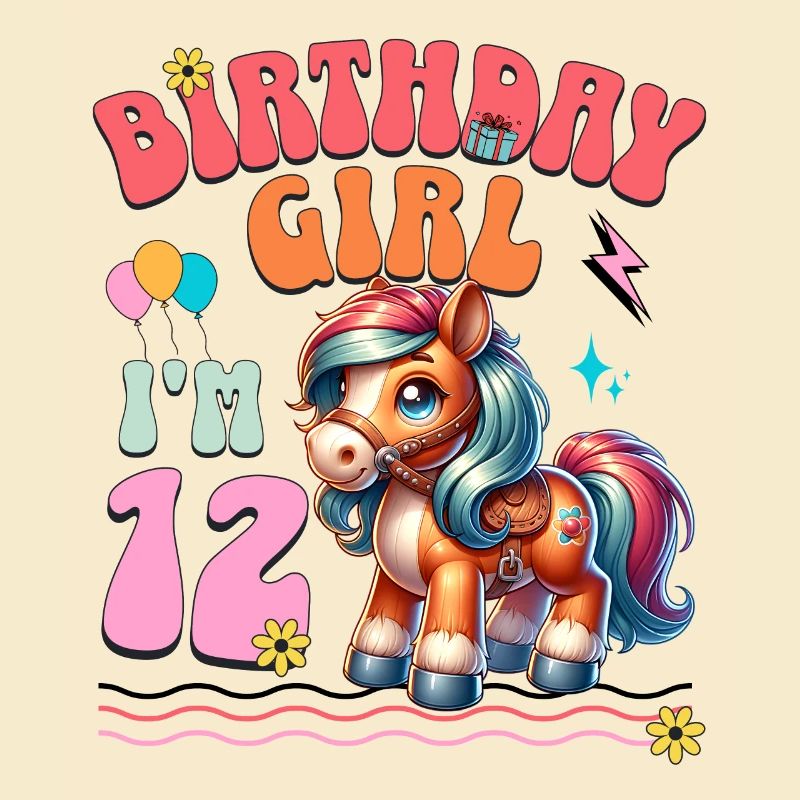 12. Geburtstag Mädchen Pferd Reiten