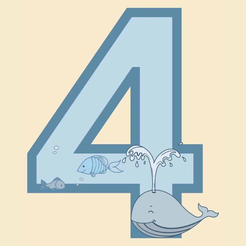 Zahl 4