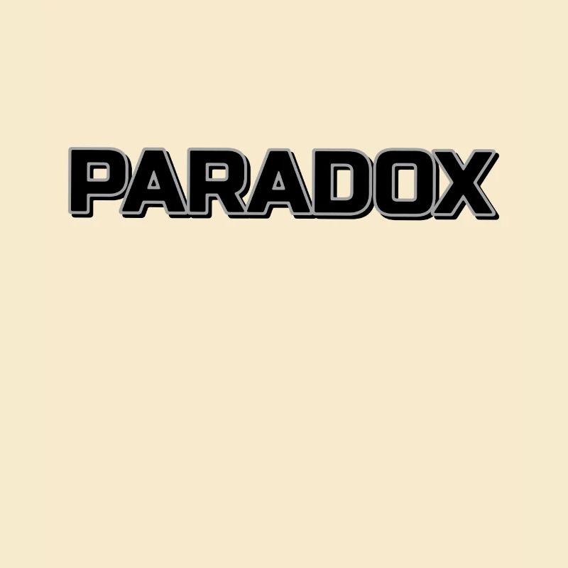 Kühnes paradoxes Statement Bold Paradox Statement