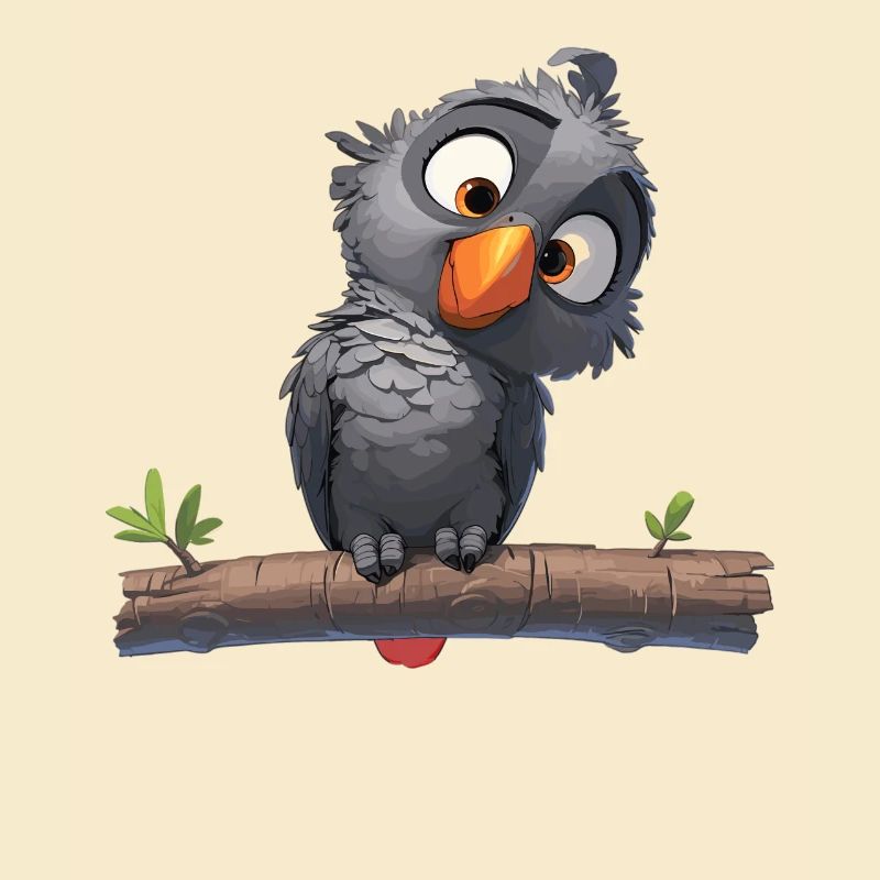 Gray Parrot Graupapageis Graupapagei