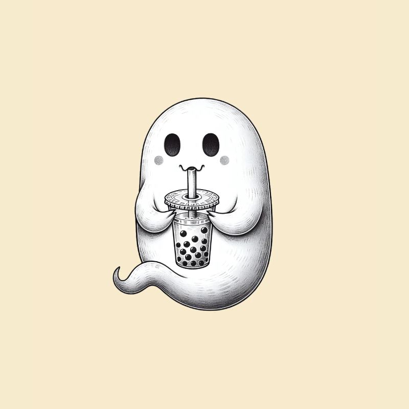 Ghost Drinks Bubble Tea